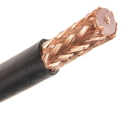 China 600V RG213 Coaxial Cable Bare Copper Braided Copper Shield for sale