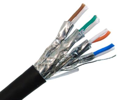 China Blue White Blue Cat 7 Ethernet Cable PVC PE color customized for sale