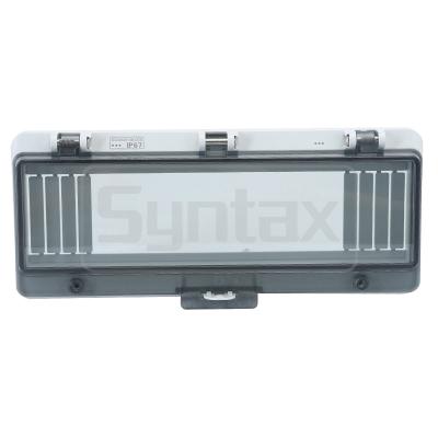 China Syntax AW12 Watertight Hinged Protective Window 12 Ways With Circuit Breaker Cover 232*101*28mm for sale