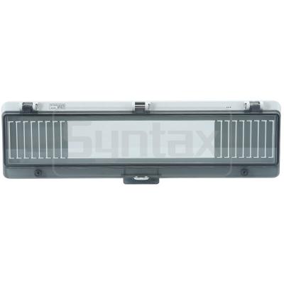 China PC IP67 Waterproof Hinged Window Syntax AW18 18 Modules With Electric Cover 340*101*28mm for sale