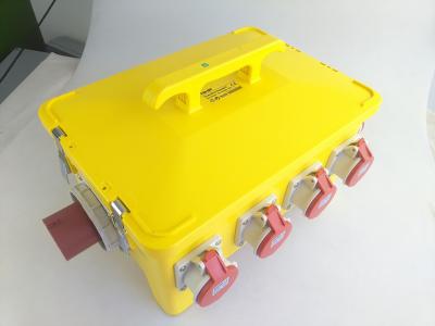 China RCD Protection Mobile Power Distribution Box Heavy Duty Rubber Material for sale