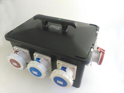 China IP66 Water Tight Mobile Power Distribution Box Heavy Duty Rubber Housing for sale