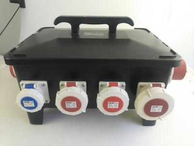 China SAA Durable Mobile Power Distribution Box With Overcurrent Protection for sale