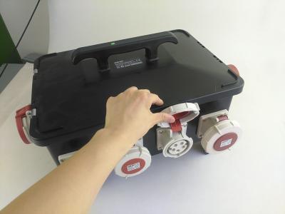 China Portable Mobile Power Distribution Box Rain / Shock Resistant 125 Amps Current for sale