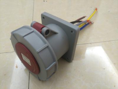 中国 5P 63A Industrial Plug Sockets IP67 Weather Protected Watertight 販売のため