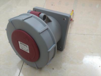 Китай Прямые IP67 Watertight промышленные электрические штепсельные вилки 63AMP 380V продается