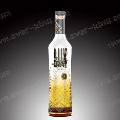 China SGS Luxury Liquors Frosting Vodka Glass Bottle for sale