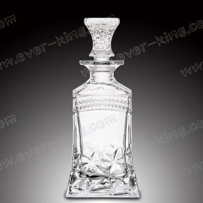 China Vierkante Tequila-Glasfles voor Geesten Te koop