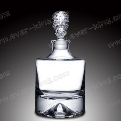 China Frosting Transparent 500ML Empty Whiskey Bottles for sale