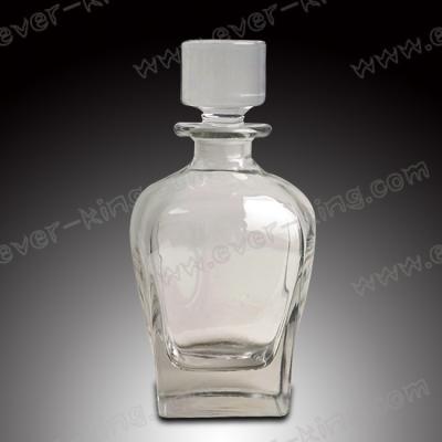 China Square 750ml Rum Bottle For Luxury Liquors for sale