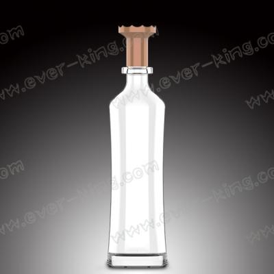 China New Designed Guala Cap 375 ML Frosted Liquor Bottles for sale