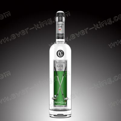 중국 Crystal White Flint Custom Glass Bottle 750 ML for Luxury Liquor and Spirit 판매용
