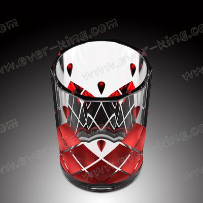 China Tea Water Transparent Glass Cup Customized Printing for sale