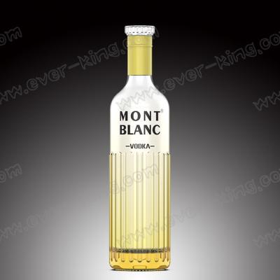 China Thick Bottom Luxury Vodka Glass Bottle 500 ml 700 ml 750 ml for sale