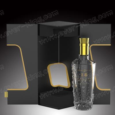 China Custom Made Luxury Cardboard Liquor 700ml Bottles Glass Packaging Boxes for sale