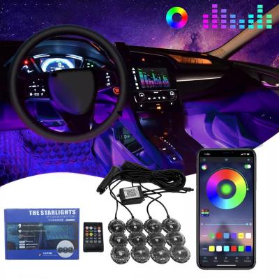 China RGB Controlled Interior Car Lights LED Car Atmosphere Light Atmosphere Light Led Foot Light for sale