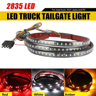 China Single Row 48/60 Inch Tri Color Pickup Steering Streamer Highlights Brake Taillights for sale