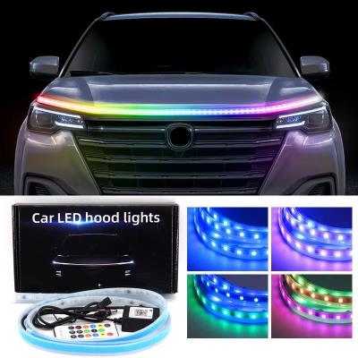China Automotive Cover Light Strip Through Medium Grid Daily Running Led Gap Decorative Light for sale