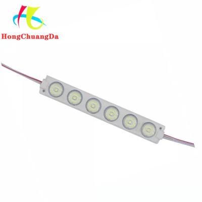 China 660lm 6w LED Module Strip Lights 3030 6 LEDs 12v Side View for sale