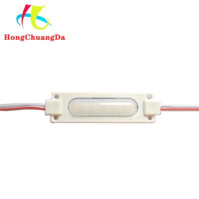 China 2W COB LED Module 12V Blue Red Yellow IP67 LED Module 70*15mm for sale