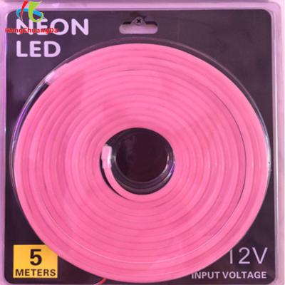 China 12v Flexible LED Strip Lights With 2.5cm 1cm Cuttable Neon Rope Light for sale