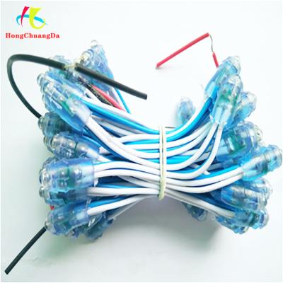 China 12V  Christmas Decoration Indoor Outdoor Holidays party transparent PVC light chain LED string lights for sale