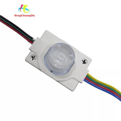 China SMD3030 Single LED Module RGB With Lens 46*30mm 110 Lumen Tri Color for sale