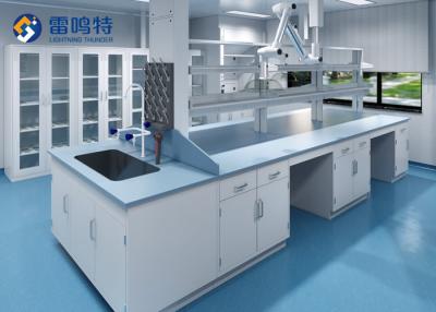 China powder coating All Steel Workbench Laboratory Furniture With Sink for sale