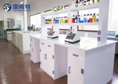 China Fireproof 12.7mm Chemical Laboratory Workbench full drawers For schools for sale