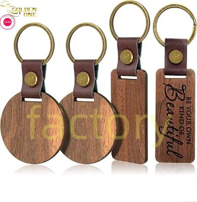 China 3D Printed Wooden Key Chain Personalized Soft Enamel For Souvenir Gift for sale