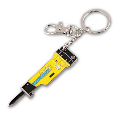 Κίνα OEM/ODM exclusive design custom keychain manufacturer made metal alloy bag keychains innovative whistle key chain for men προς πώληση