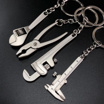 China Portable Personalized Metal Keychain Mini Vernier Caliper Measuring Gauging Tools for sale