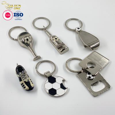 China Corrente chave personalizada Mini Boot Soccer Souvenir do metal do abridor de garrafa à venda