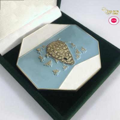 China Custom Souvenir Metal Challenge Coins Stamping 3D Chrome Oil Shiny With Box for sale