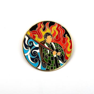 China El Pin lindo de la solapa de la historieta del carácter de la película, esmalta el animado duro Pin Badge de la solapa en venta