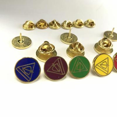 China Cute Gold Masonic Lapel Pins Animal Easter Enamel Badge Zinc Alloy for sale