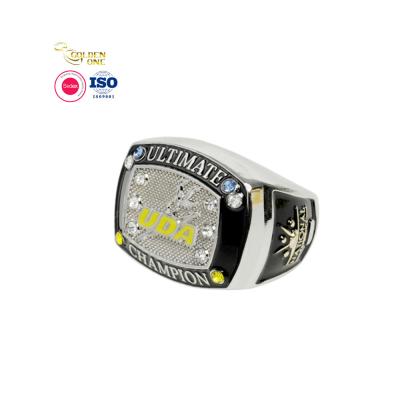 China Metal Basketball Sports Championship Rings Custom Nickel Soft Enamel Jewelry for sale