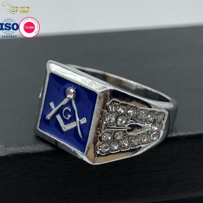 China 3D Deep Engraved Diamond Super Bowl Rings Custom Made Jewelry Masonic State for sale