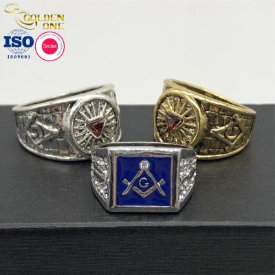 China Stainless Steel Sports Championship Rings Women Wedding Jewelry Masonic Hiphop for sale