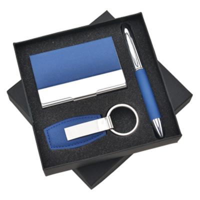 China Stationary Office Ball Pen Gift Set With Keychain Promotional for sale