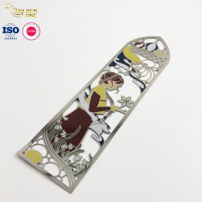 China Wholesale Custom Cartoon Style Book Mark Creative Birthday Gift   Printing Bookmarks Souvenir Metal Bookmark à venda