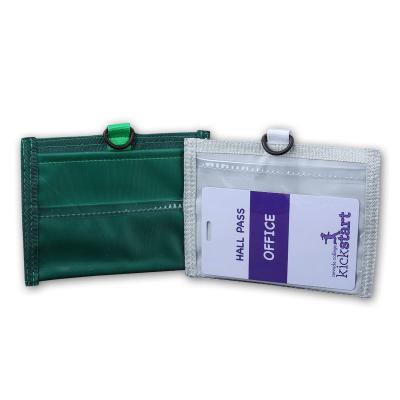 Cina Hot Sale Travel Pouch Family  Holder Nylon Travel Passport ID Card Name Lanyard  RFID Neck Wallet For Business Gift in vendita