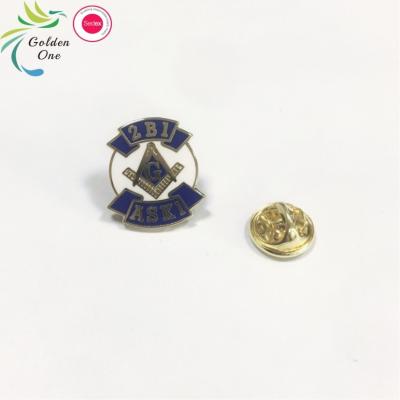 China Soft Enamel Eagle Shape Lapel Pins Metal Masonic Flag County Lapel Badge for Europe Te koop