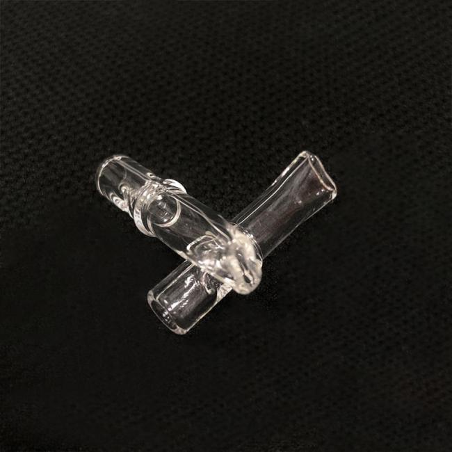Customized cross shaped glass tips smoking filter 8MM filter tips