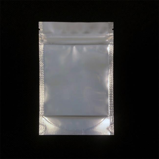 Matte Finished Mylar Weed Packaging Bag With Ziplock Closure With Foil