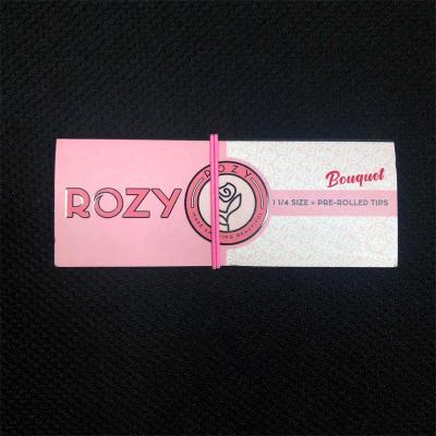 China Pink Slim Rolling Papers For Cigarette With Filter Tip for sale