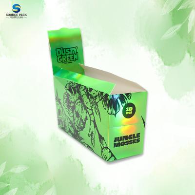 China Hologram Display Cigar Packaging Boxes With Metallic Printing Process for sale