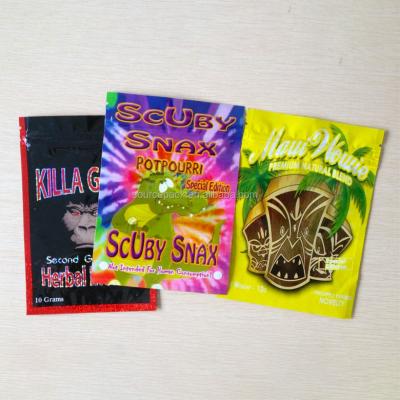 China Gummies Sweets Mylar Weed Bag Zipper Top Tear Resistant for sale