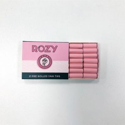 China Pink Paper Rolling Tip For Cigarette Disposal Pre Rolled Paper Filter 7MM 8MM for sale