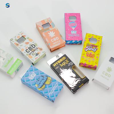 China Custom Logo Printing Vape Packaging E-Liquid Paper Cardboard Display Box for sale